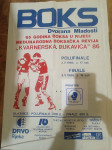 Plakat boks, Rijeka 1986g