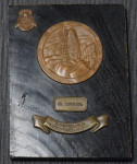 Plaketa - Hrvatska - I. Poljoprivredna izložba NRH 1955