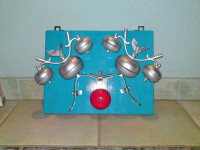 PRAPORCI 2 PARA + STOLNO ZVONO - ZIDNA DEKORACIJA