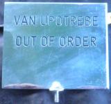 Prokromova pločica sa natpisom VAN UPORABE