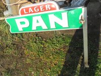 reklama LAGER PAN sa nosačem-zamjene za starine