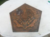 reljefna metalna tabla iz SFRJ-savez sindikata jugoslavije