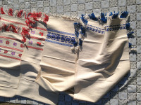 Ručnici s mulineom na lanenom platnu