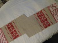 Ručnik tkanje na stanu. Tkz - prebiranje. 220 cm. SAND
