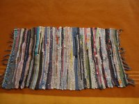 Šarenica - krpara 75 x 42 cm, staro domaće tkanje.