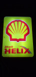 SHELL HELIX velika stara svjetleća reklama