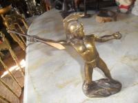 skulptura-brončani vitez Leonida------zamjene za starine