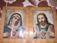 Komplet srce Isusovo i srce Marijino, 20x26cm