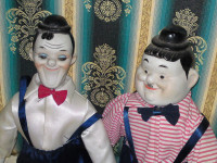 STANLIO I OLIO - PORCULANSKE FIGURE - VISINA: 38,0 cm.