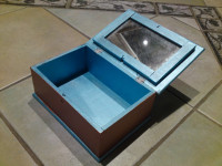 STARA DRVENA KUTIJA ZA ŠMINKU - UREĐENA