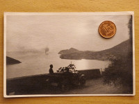 Stara fotografija 1925 Raguza Dubrovnik dolazi brod Marta Washington