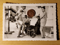Stara fotografija Split Spalato Ulični čistač cipela Dalmacija