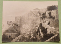 Stara fotografija Tvrđava Klis Josip Joža Svoboda, Dr. Curin i Sedej