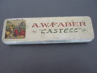 Stara limena kutija za olovke Faber Castell