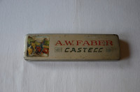 Stara limena kutijica / pernica 2- Faber Castell - stara limena kutija