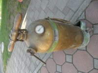 stara mesingana pumpa- brentača-njemačka 1953 god-zamjene za starine