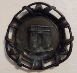 Stara metalna pepeljara - Pariz - Made in France