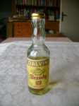 Stara mini bočica - Domaći brandy - Dalvin - vintage staklena ambalaža