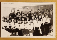 Stara RPPC fotografija I mi smo Pioniri Sušak, Trsat Rijeka