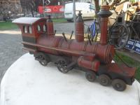 stara velika maketa parne lokomotive-kolekcionarski primjerak-zamjene