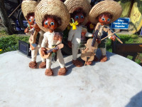 Stare drvene meksičke lutke-muzički sastav