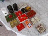Stare metalne kutije od cigareta,15 komada,kolekcija