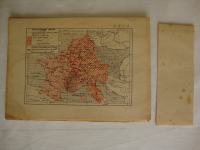 Stare školske karte 3 komada iz 1930.-1935.godine orginal pakiranje