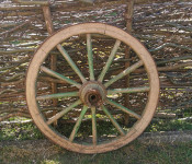 Stari drveni kotač fi 80