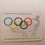 Stari džepni kalendar Jugoslavenski olimpijski komitet 1968 SFRJ RR