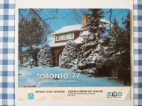 Stari kalendar  TORONTO iz 1977. godine