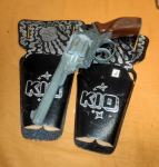 Stari pištolj igračka Ideal Modell Robert Adams - metalni + futrola