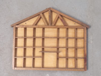 Starinski drveni ormarić za kućnu dekoraciju, za sitne predmete