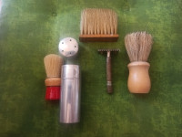 Starinski komplet za brijanje