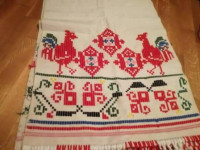 Starinski ručnik, peškir, domaće platno