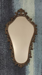 Staro veliko ogledalo • mesing • 44x88 cm