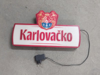 Svjetleća reklama Karlovačko pivo.