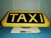 Taxi - Vintage svjetleći znak na magnet