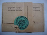 TELEGRAM - BRZOJAVKA 1898.g.RAGUSA - BLATO 1900.godine.
