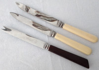 Tri noža za grožđe / voće, Engleska