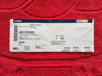 Ulaznica JOE COCKER Arena Zagreb, 01.06.2011.