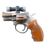 Upaljač pištolj bakrena boja (model broj 2) laser i svjetiljka