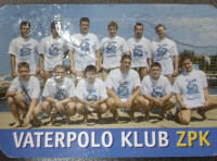 ZPK VATERPOLO KLUB 2004 g. rabljeni stari mali džepni kalendar momčadi