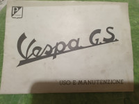 Vespa G.S, originalna knjižica za održavanje iz 1956g