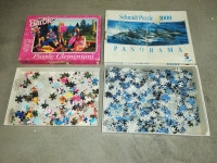 Vintage - lot od  2 puzzle iz 1990-tih g.