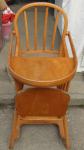 Vintage drvena stolica za djecu Afra uitgeest wett gedep 2