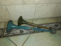 Vintage dvostruka truba, dužina 45,5 cm