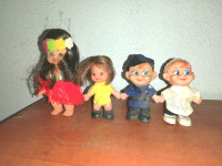 Vintage male lutke iz 1970-tih, lot od 4 komada.