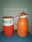 Vintage narančasti lot - 2 termos boce