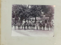 VOJNA PARADA - STARA URAMLJENA FOTOGRAFIJA - 1905.g.