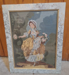 Wiehlerov goblen "Djevojka sa cvijecom"